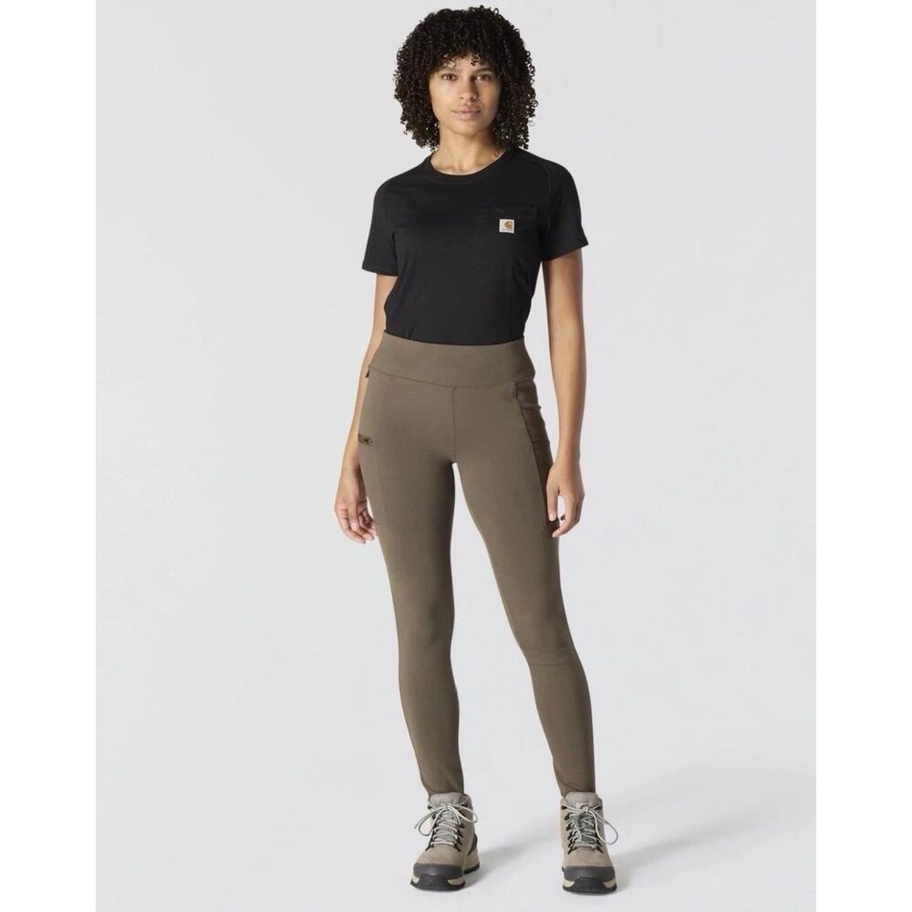 (048) Carhartt Force Lightweight Fitted Utility Leggings Tarmac